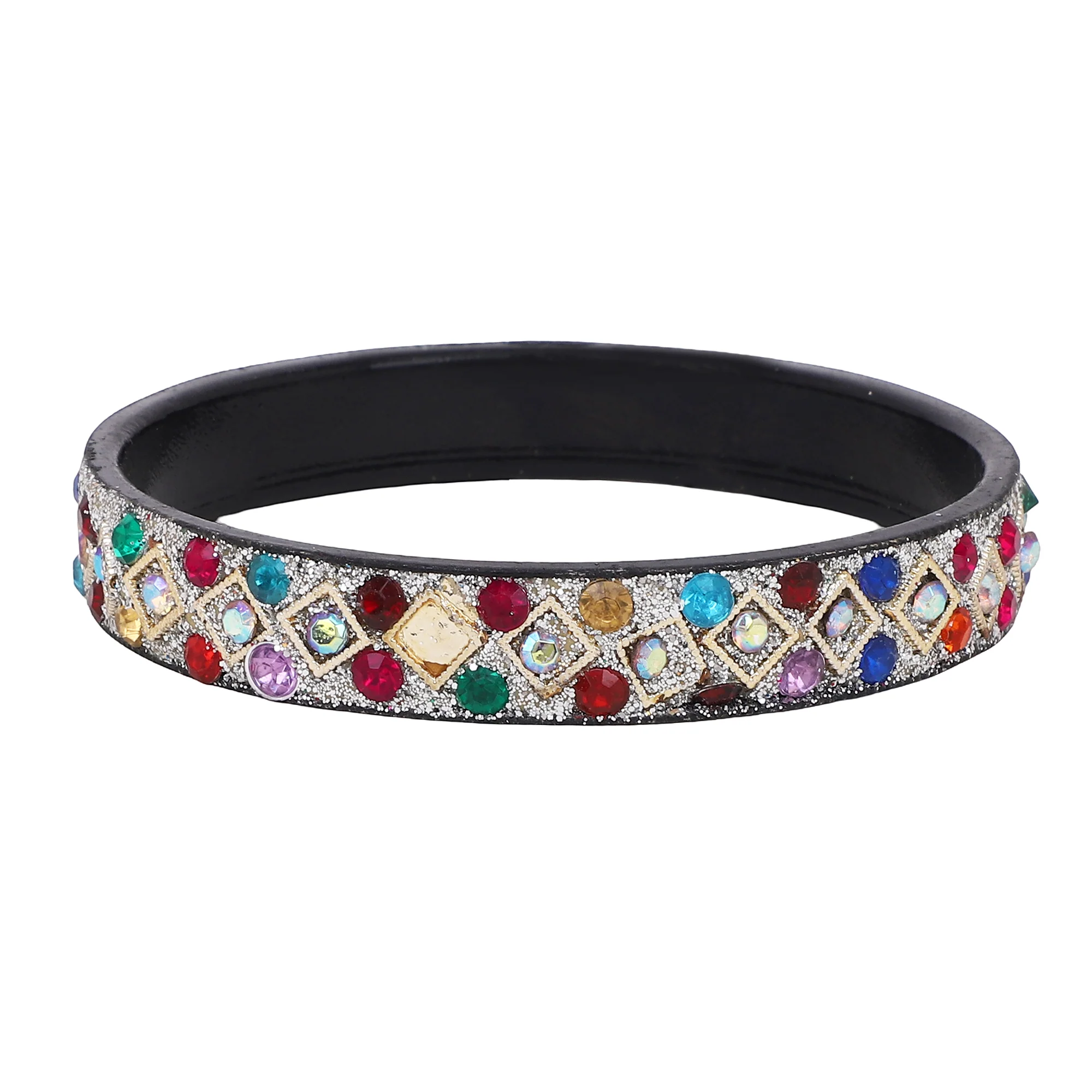 Modern Stone Tribal Bangle Stack by Leshya - Image 2