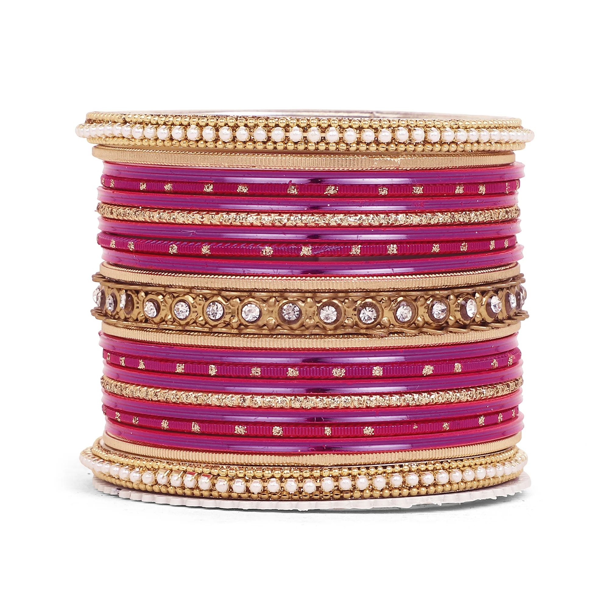 Multicoloured  Bangle set for two hands by Leshya - Image 13