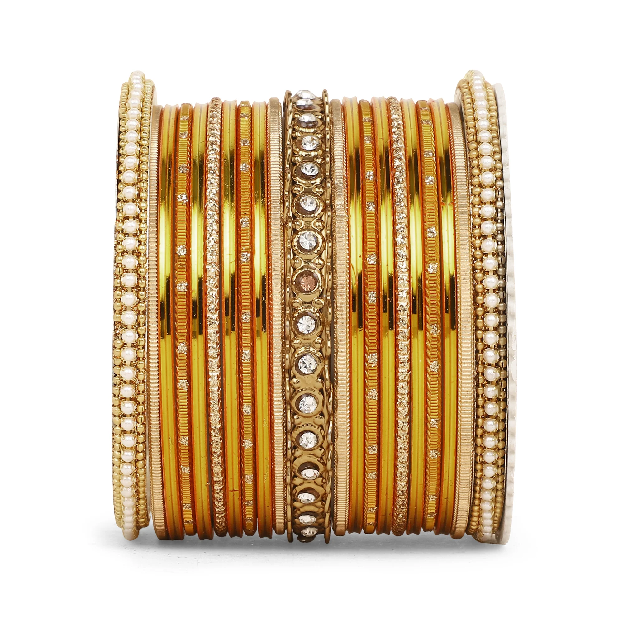 Multicoloured  Bangle set for two hands by Leshya - Image 17