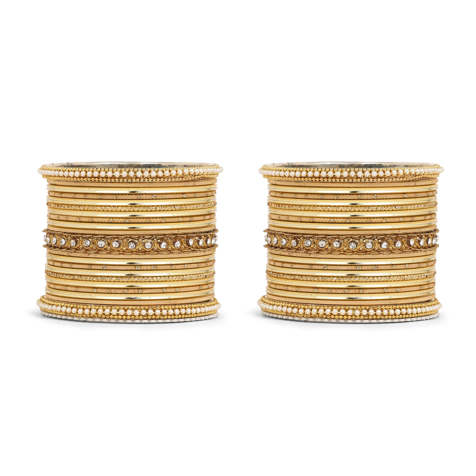 Multicoloured  Bangle set for two hands by Leshya - Image 18