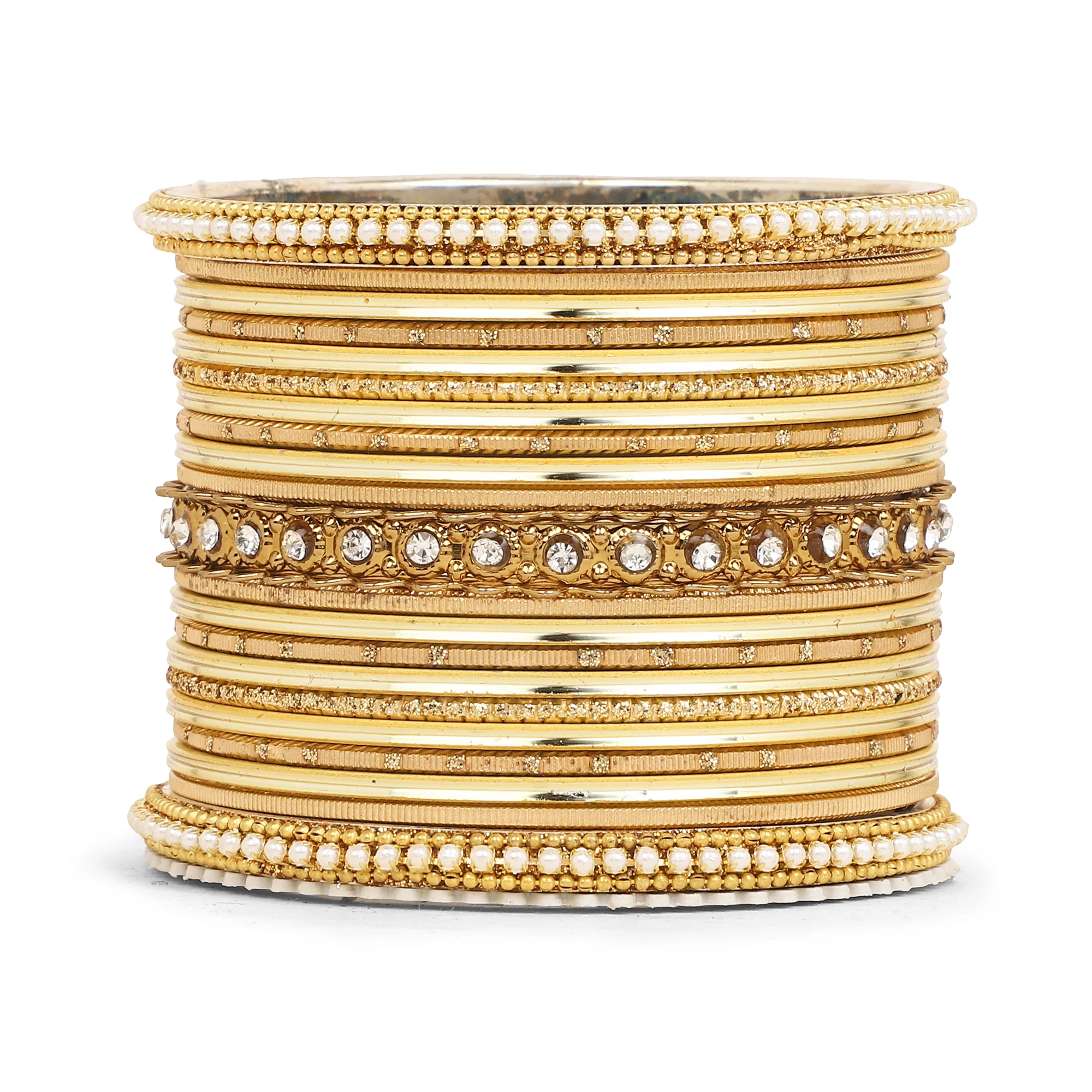 Multicoloured  Bangle set for two hands by Leshya - Image 20