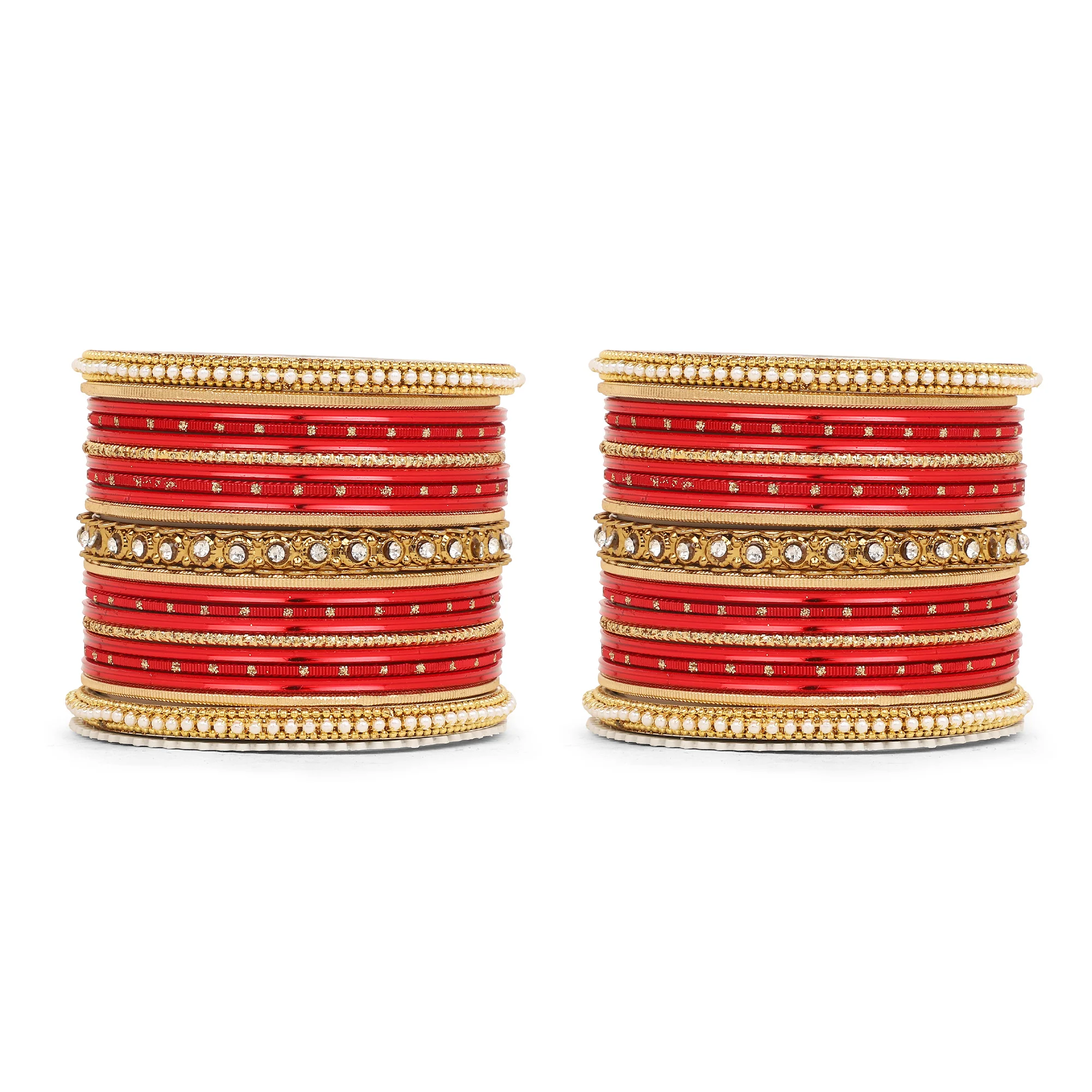 Multicoloured  Bangle set for two hands by Leshya - Image 3