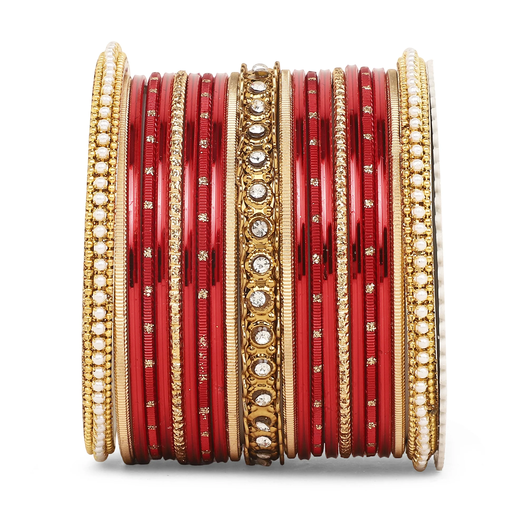 Multicoloured  Bangle set for two hands by Leshya - Image 4