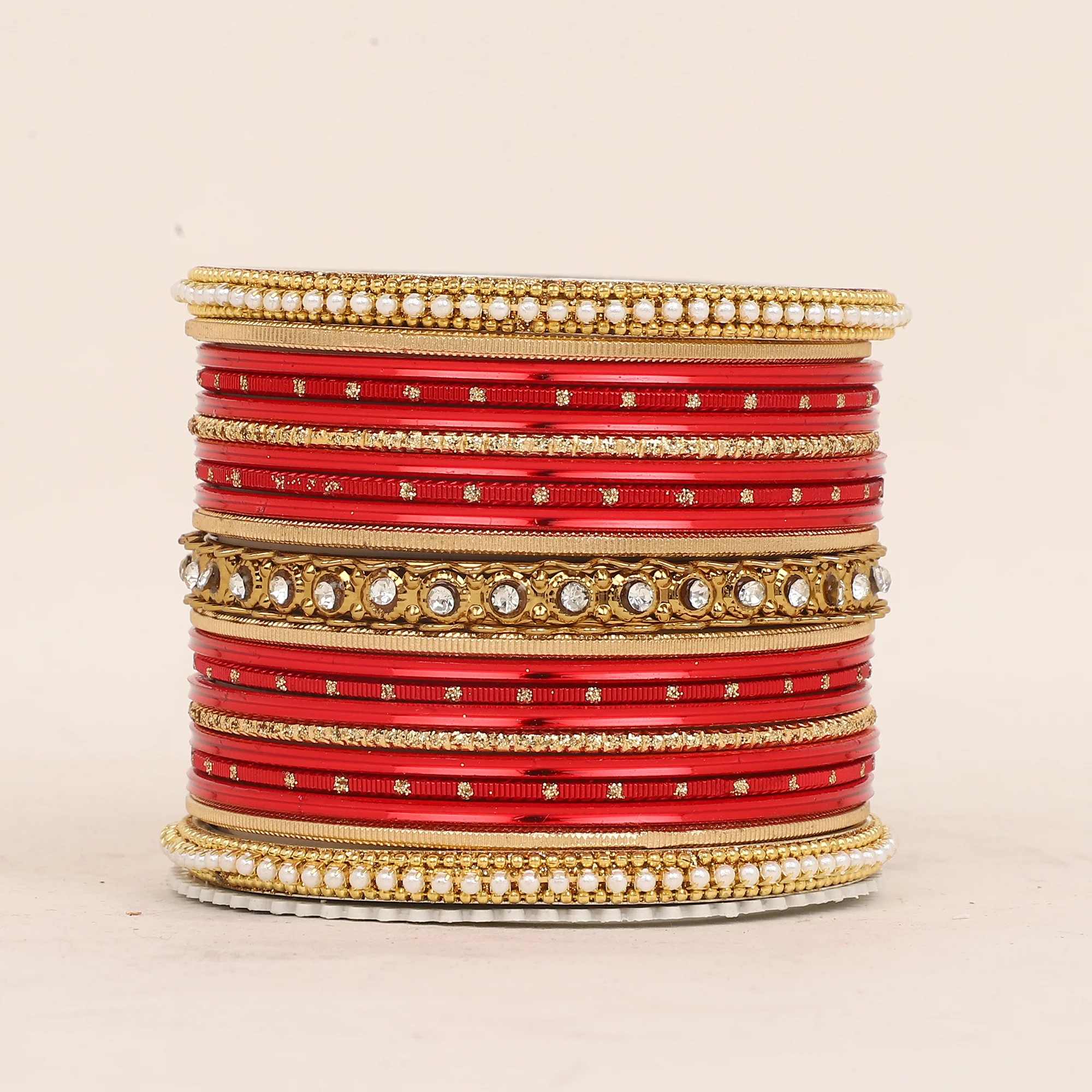 Multicoloured  Bangle set for two hands by Leshya - Image 5