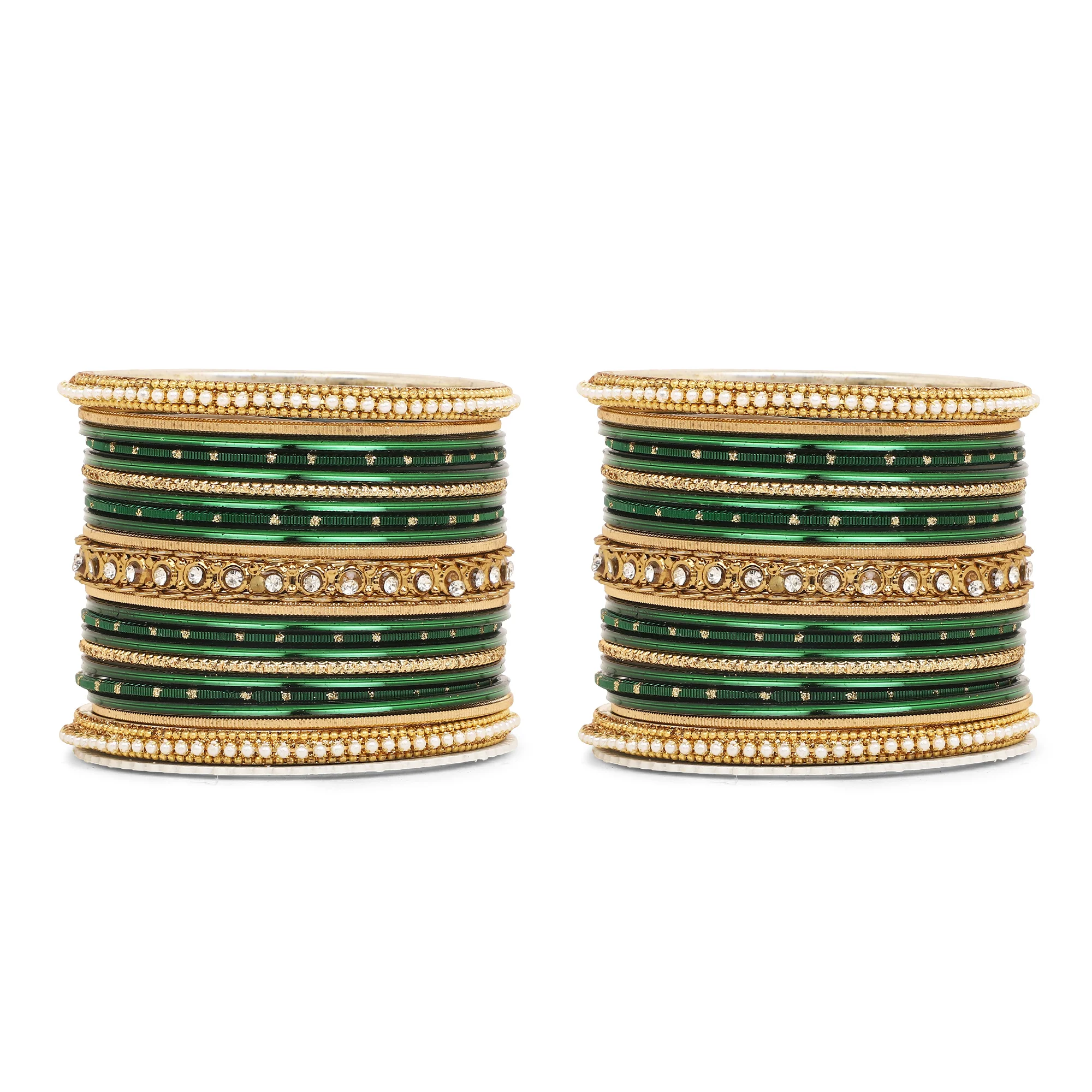 Multicoloured  Bangle set for two hands by Leshya - Image 6