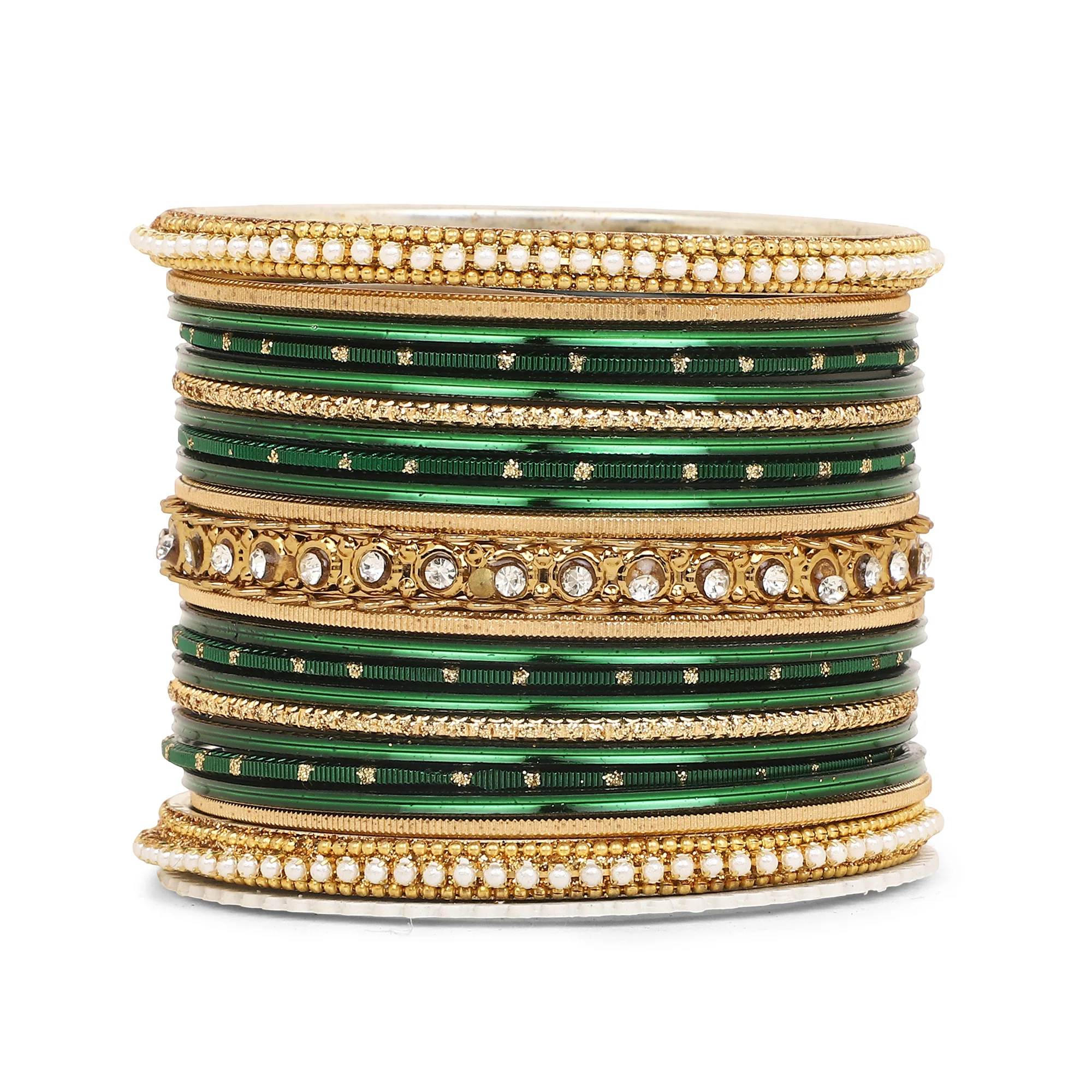 Multicoloured  Bangle set for two hands by Leshya - Image 8