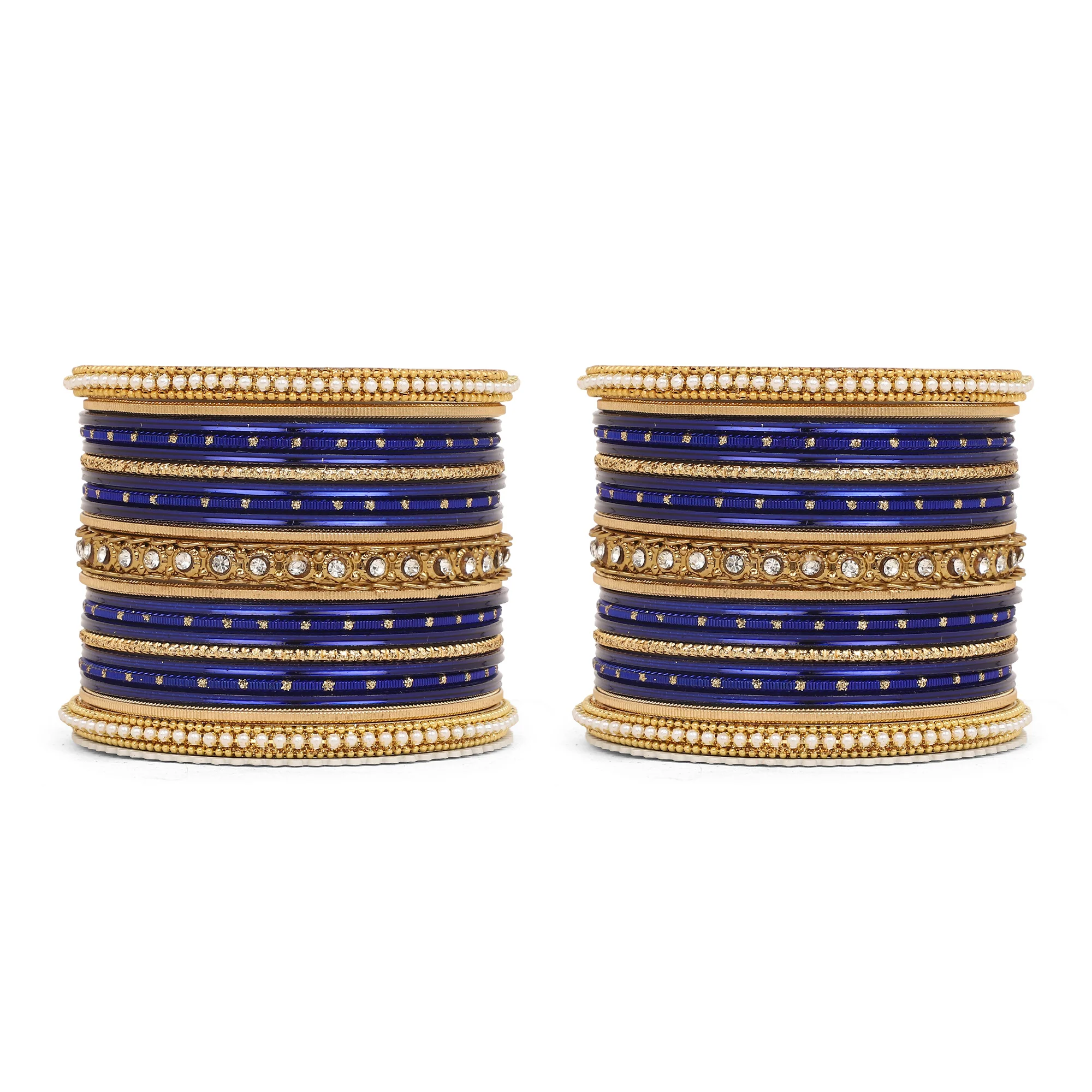 Multicoloured  Bangle set for two hands by Leshya - Image 9