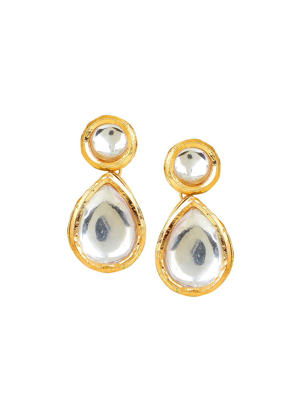 Necklace and Earring Big Kundan Set for Women by Leshya - Image 3