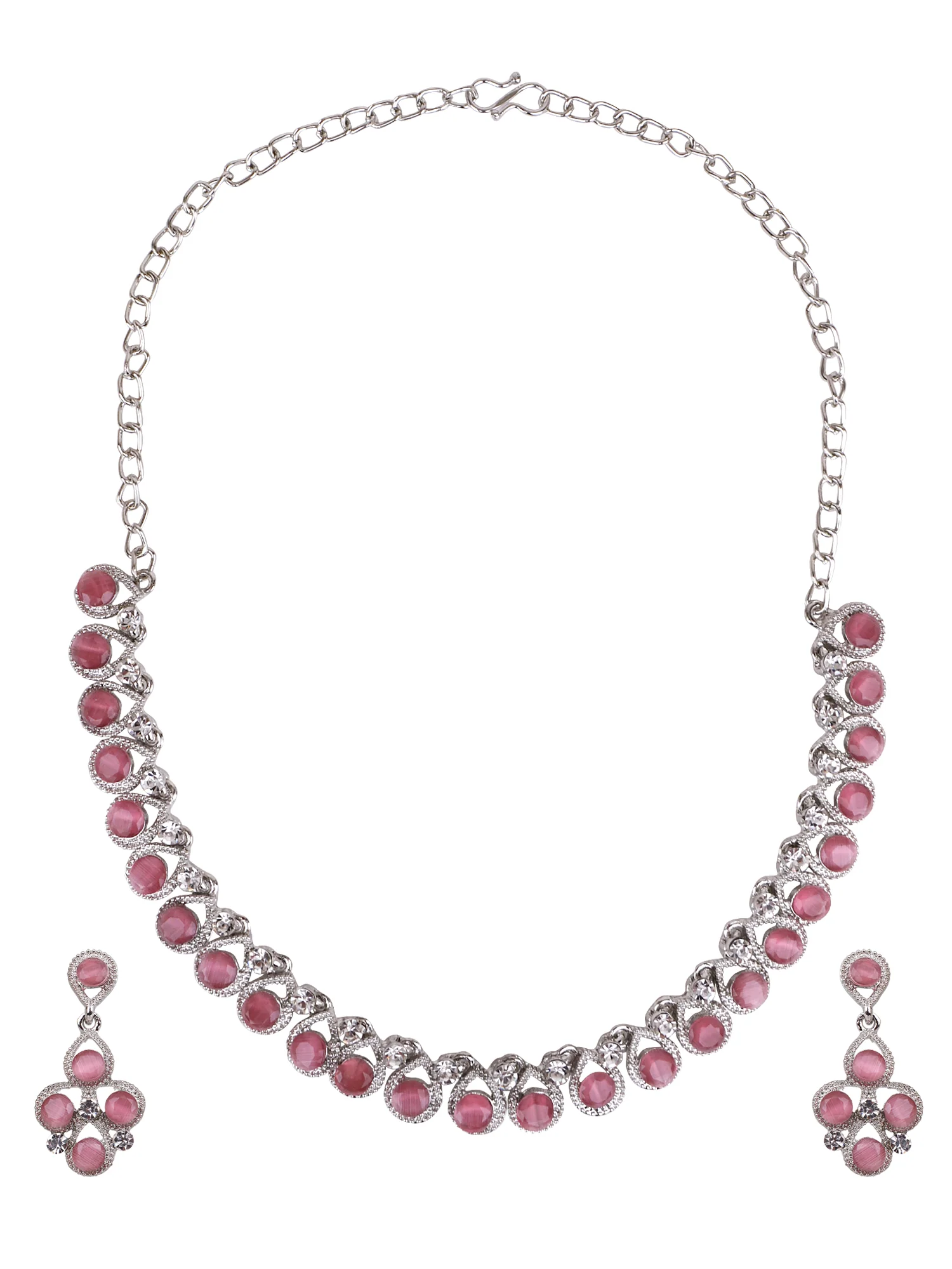 Oxidized Partywear Necklace with Earring by Leshya - Image 5