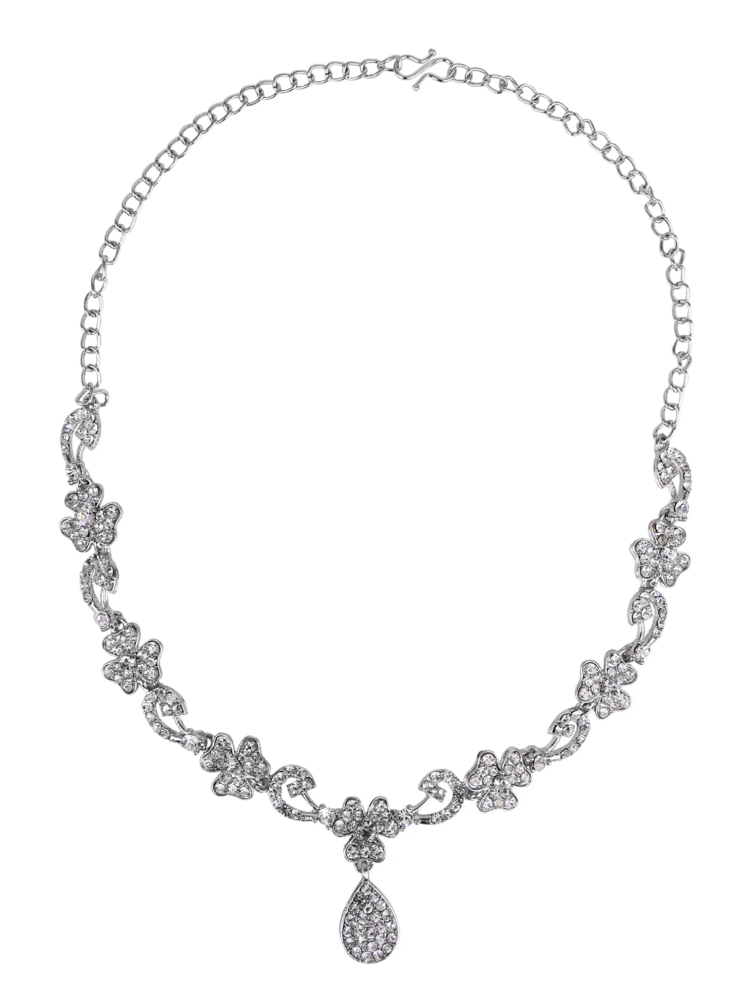 Oxidized Partywear Necklace with Earring by Leshya - Image 4