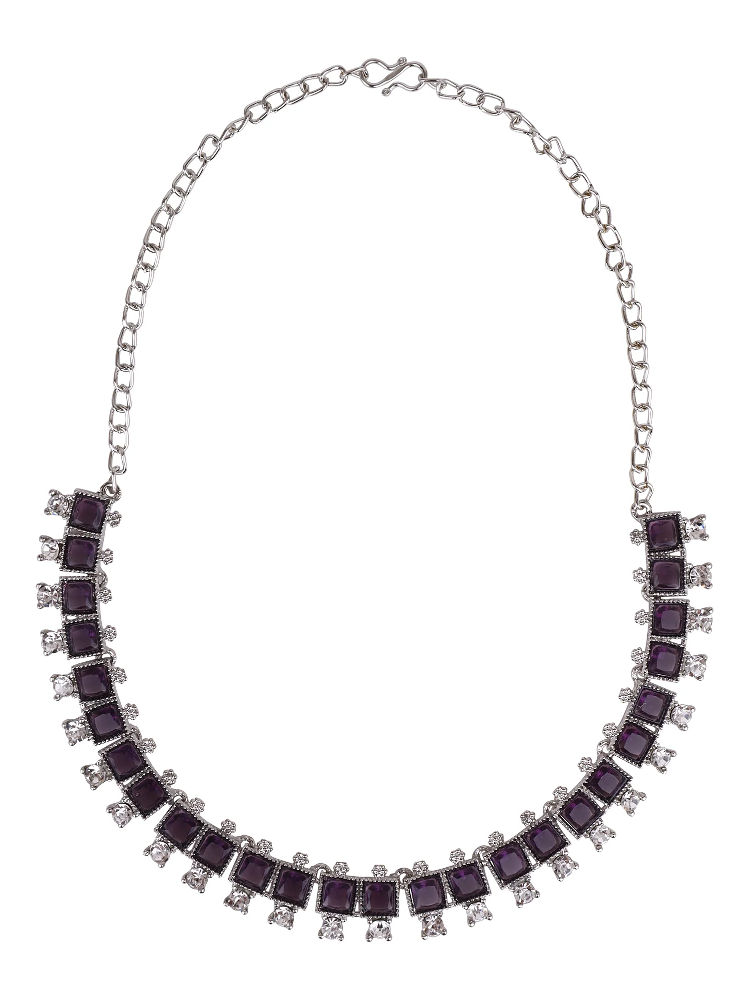 Oxidized Partywear Necklace with Earring by Leshya - Image 3