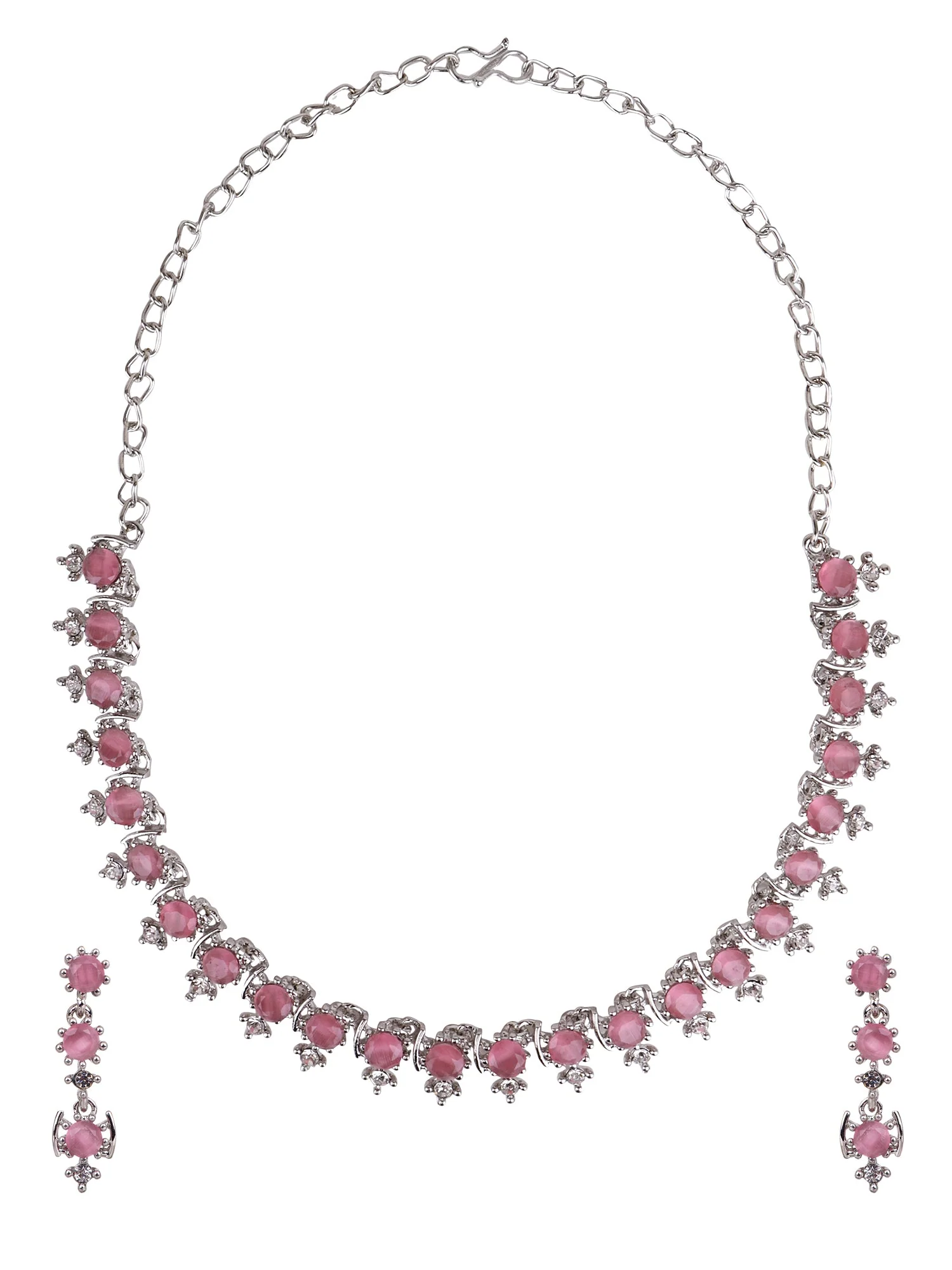 Oxidized Partywear Necklace with Earring by Leshya - Image 9