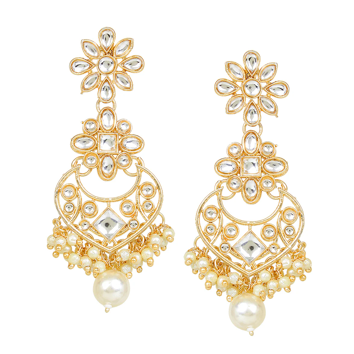 Pink Kundan Chokerwith Earring & Maang Tikka by Leshya - Image 6