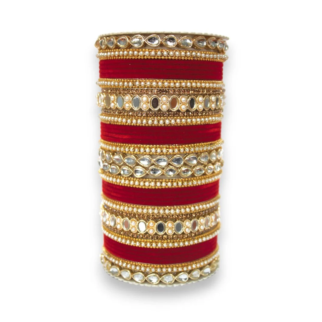 Rich Texture bangle set with Silk thread Bangles by Leshya - Image 2
