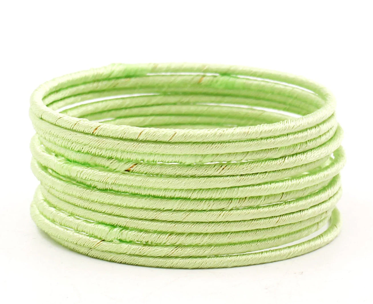 Set of 12 Plain Thread Bangles by Leshya - Image 15