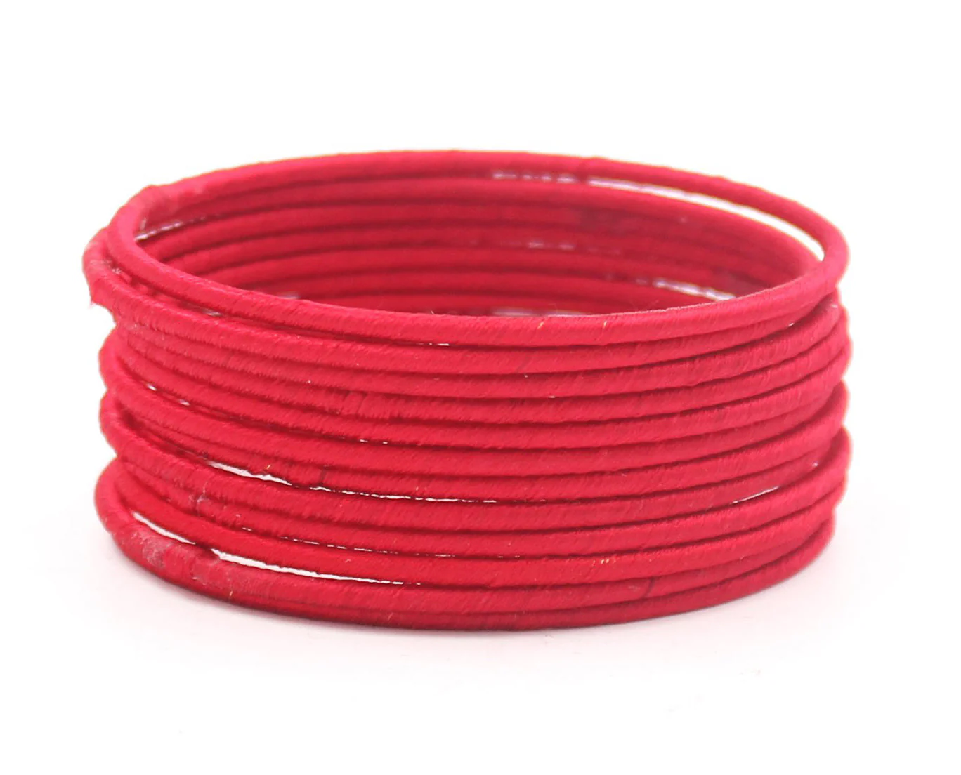 Set of 12 Plain Thread Bangles by Leshya - Image 6