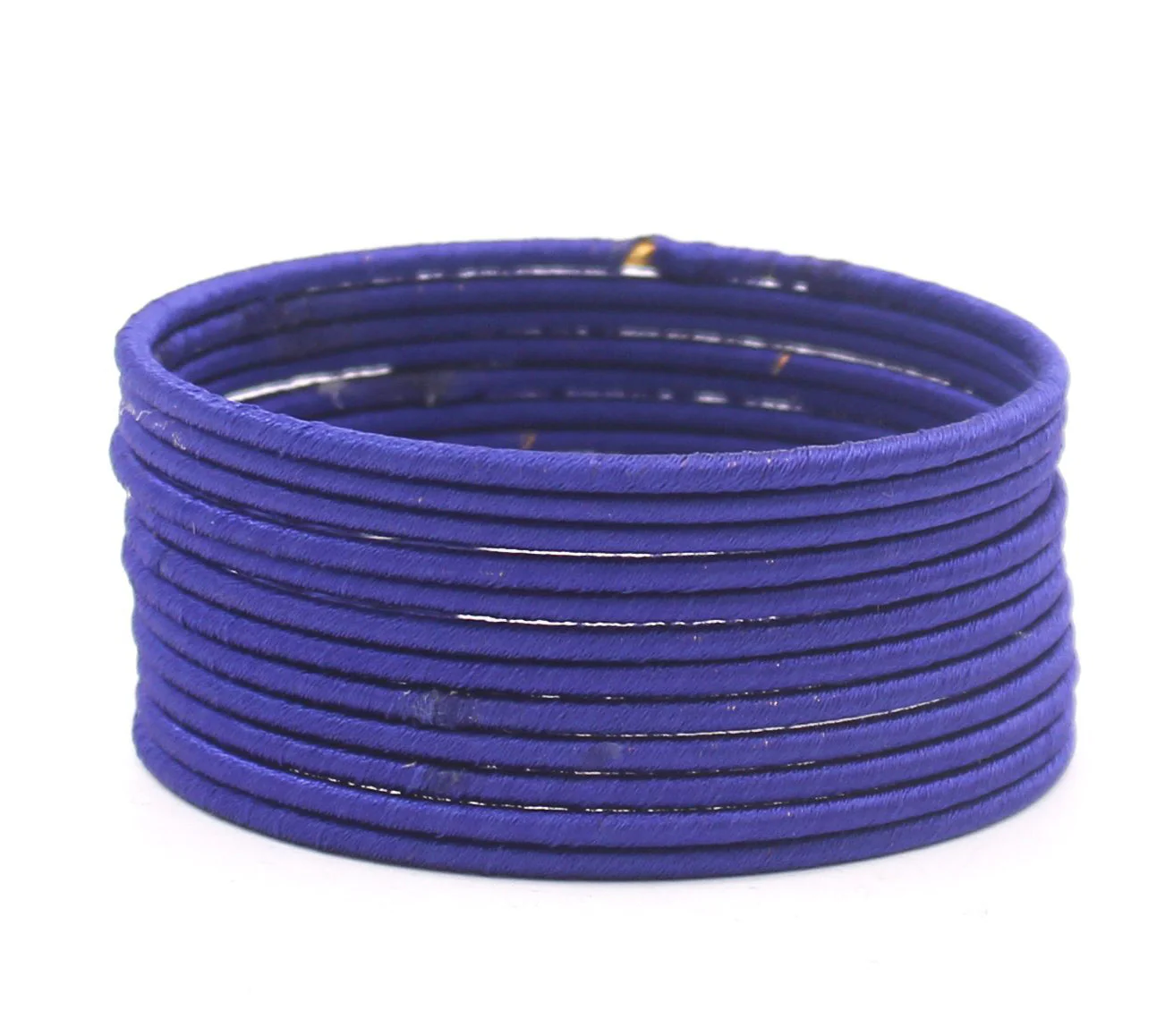 Set of 12 Plain Thread Bangles by Leshya - Image 7