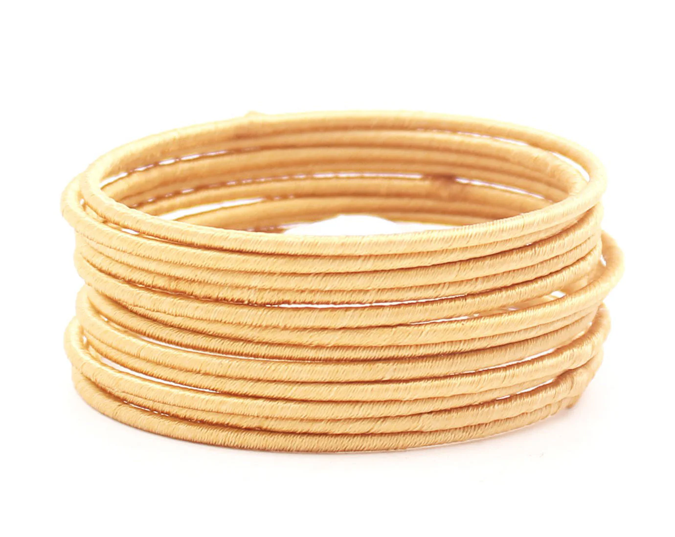 Set of 12 Plain Thread Bangles by Leshya - Image 8