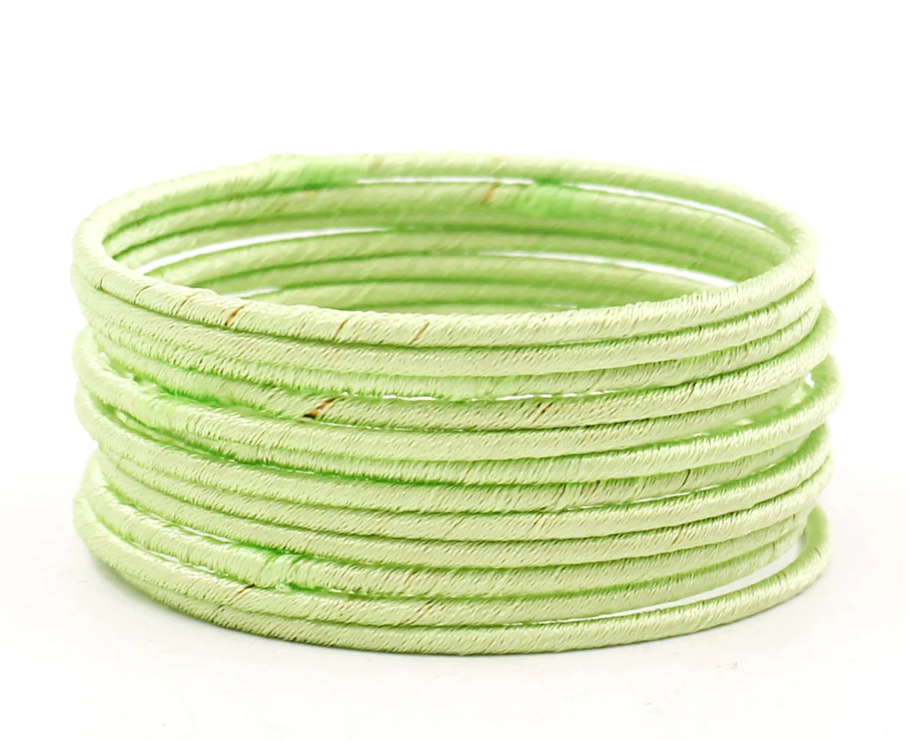 Set of 12 Plain Thread Bangles by Leshya - Image 14
