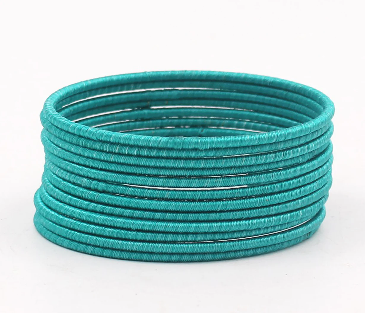 Set of 12 Plain Thread Bangles by Leshya - Image 16