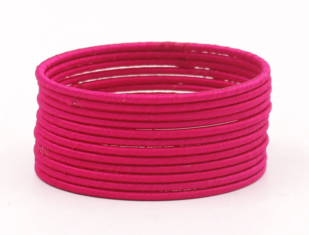 Set of 12 Plain Thread Bangles by Leshya - Image 17