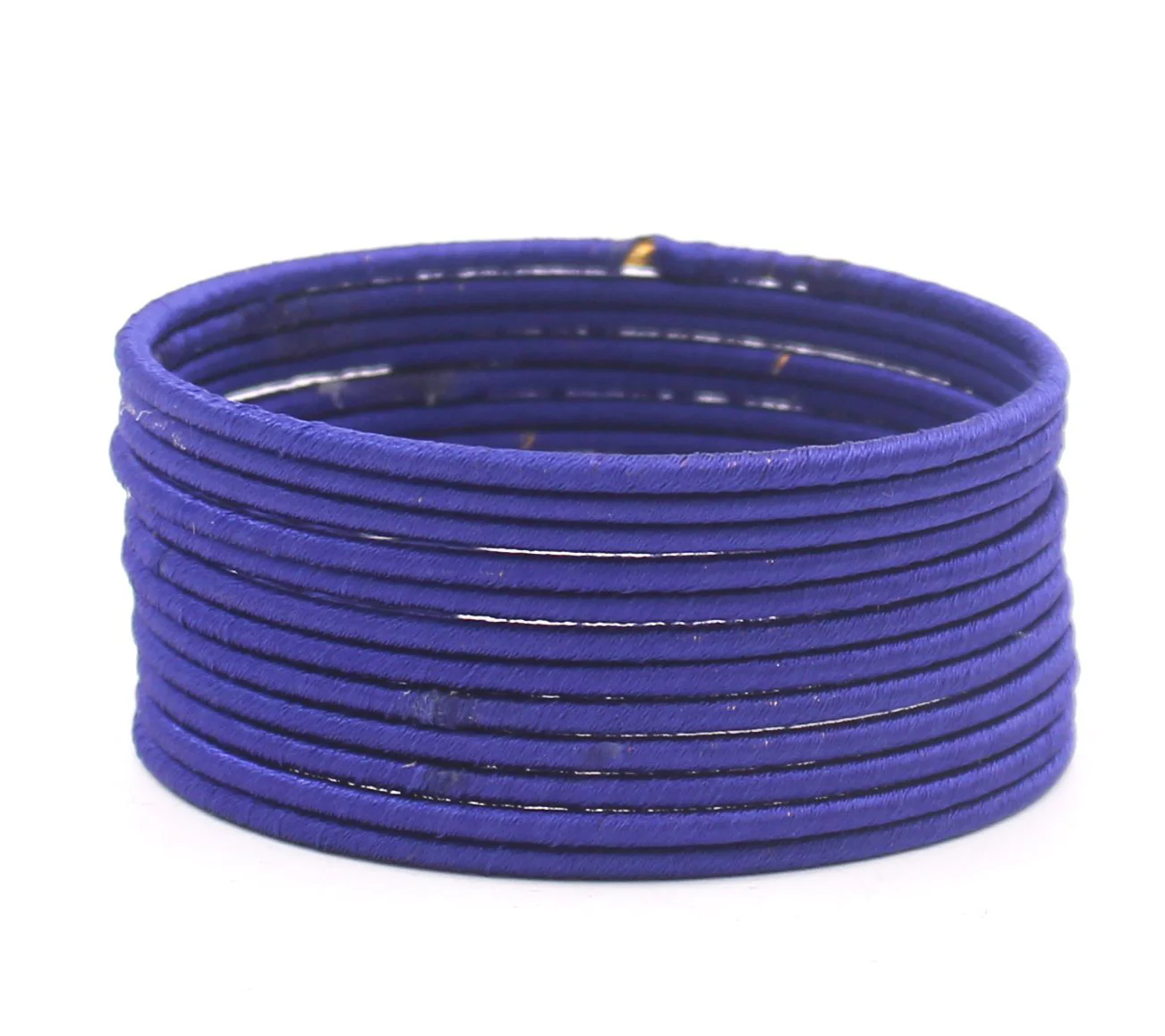 Set of 12 Plain Thread Bangles by Leshya - Image 4