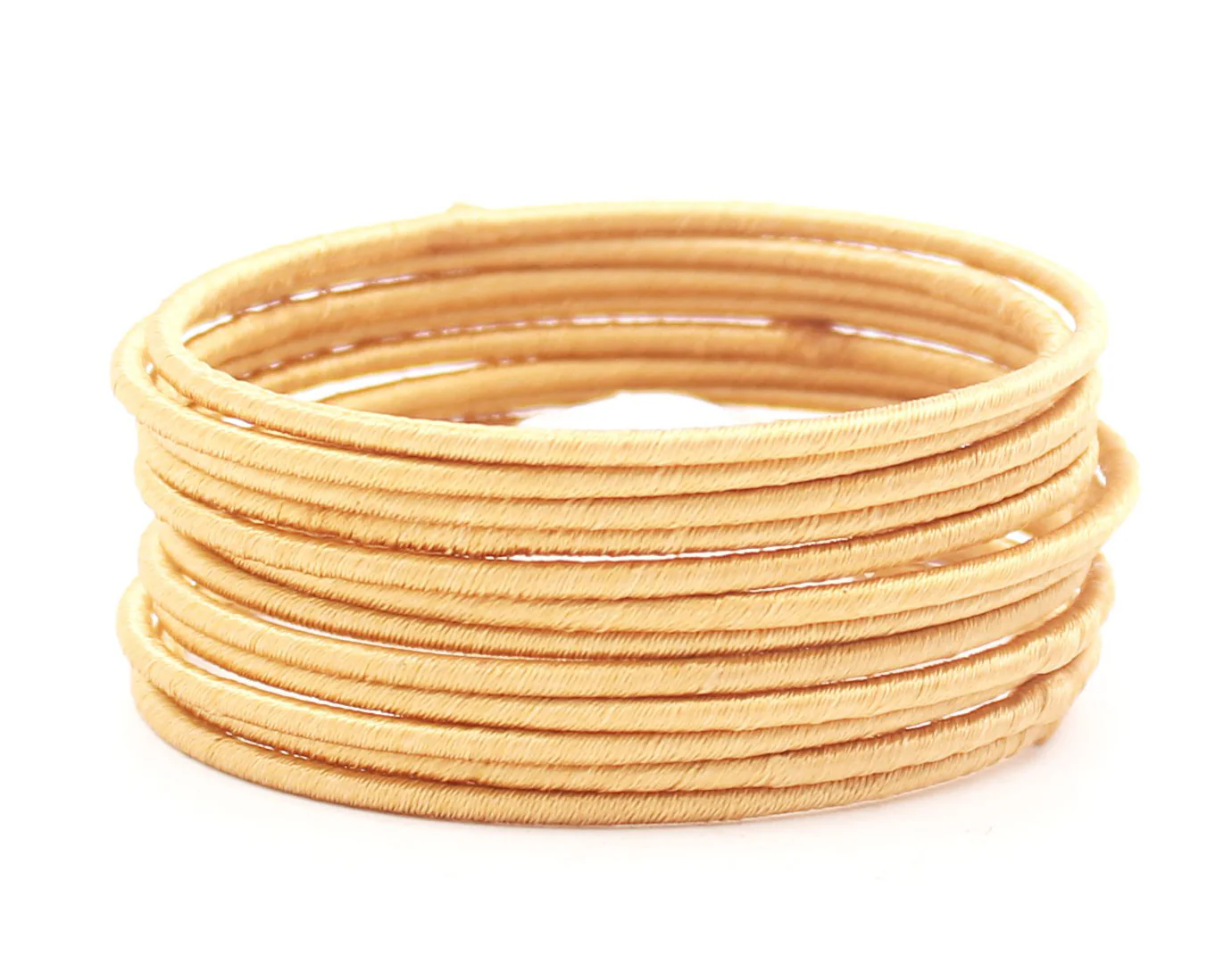 Set of 12 Plain Thread Bangles by Leshya - Image 6