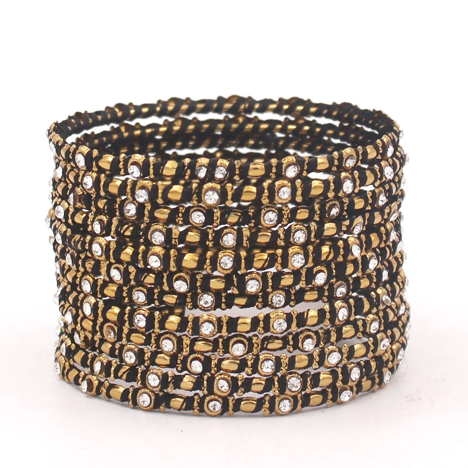 Set of 12 Thread Bangles with Stone by Leshya - Image 5