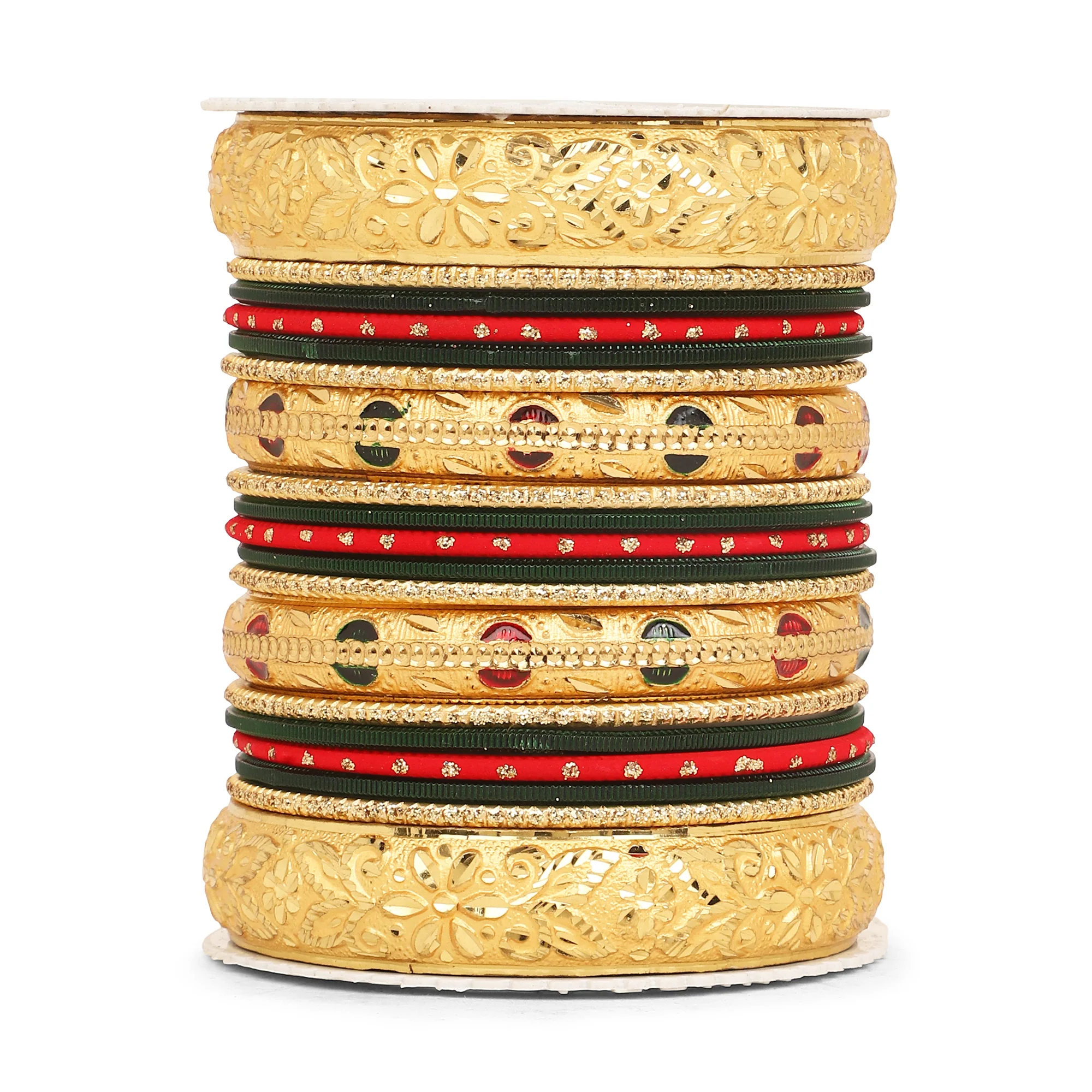 Set of 19 Gold Guarantee bangle set by Leshya - Image 3