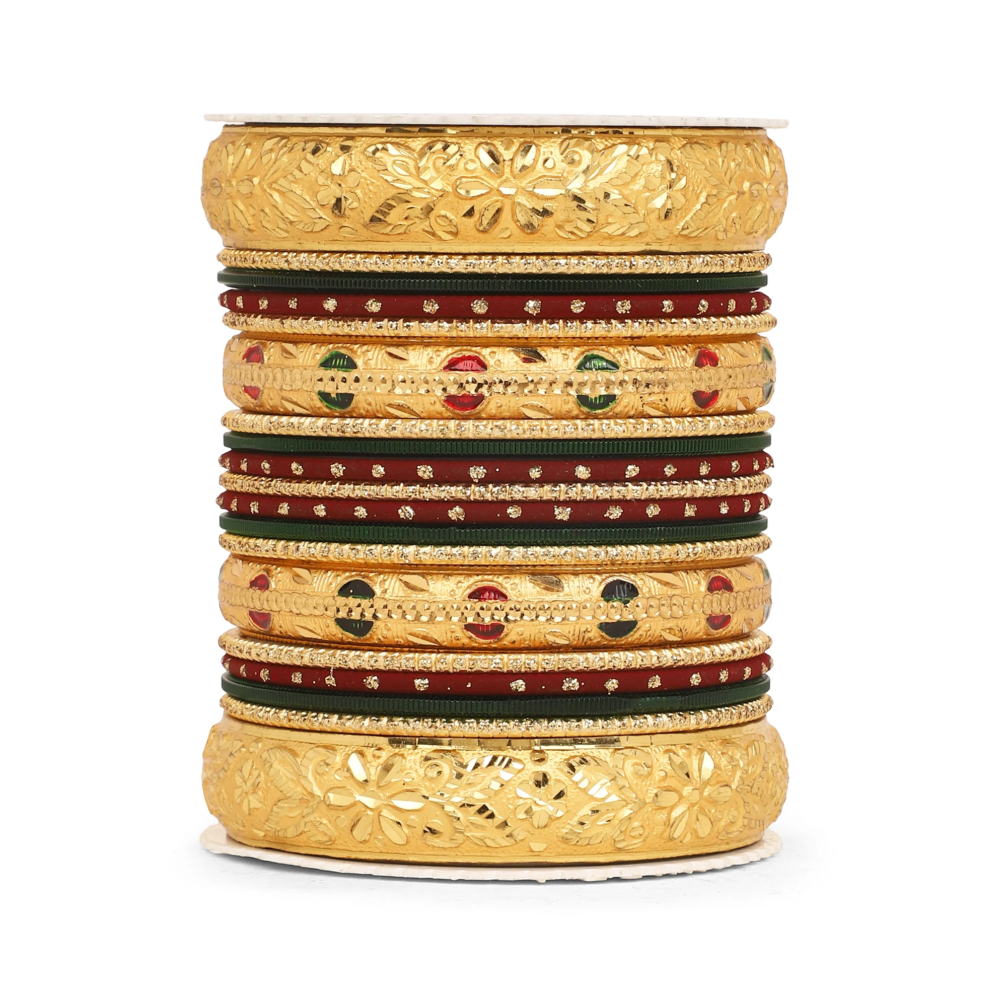Set of 19 Gold Guarantee bangle set by Leshya - Image 4