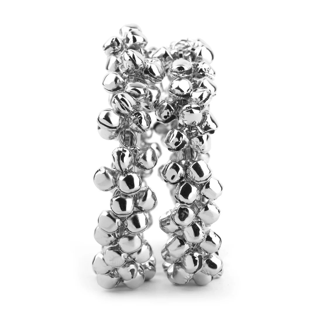 Set of 2 Beautiful Bridal Ghungroo Bangles with Small Bells - Image 3