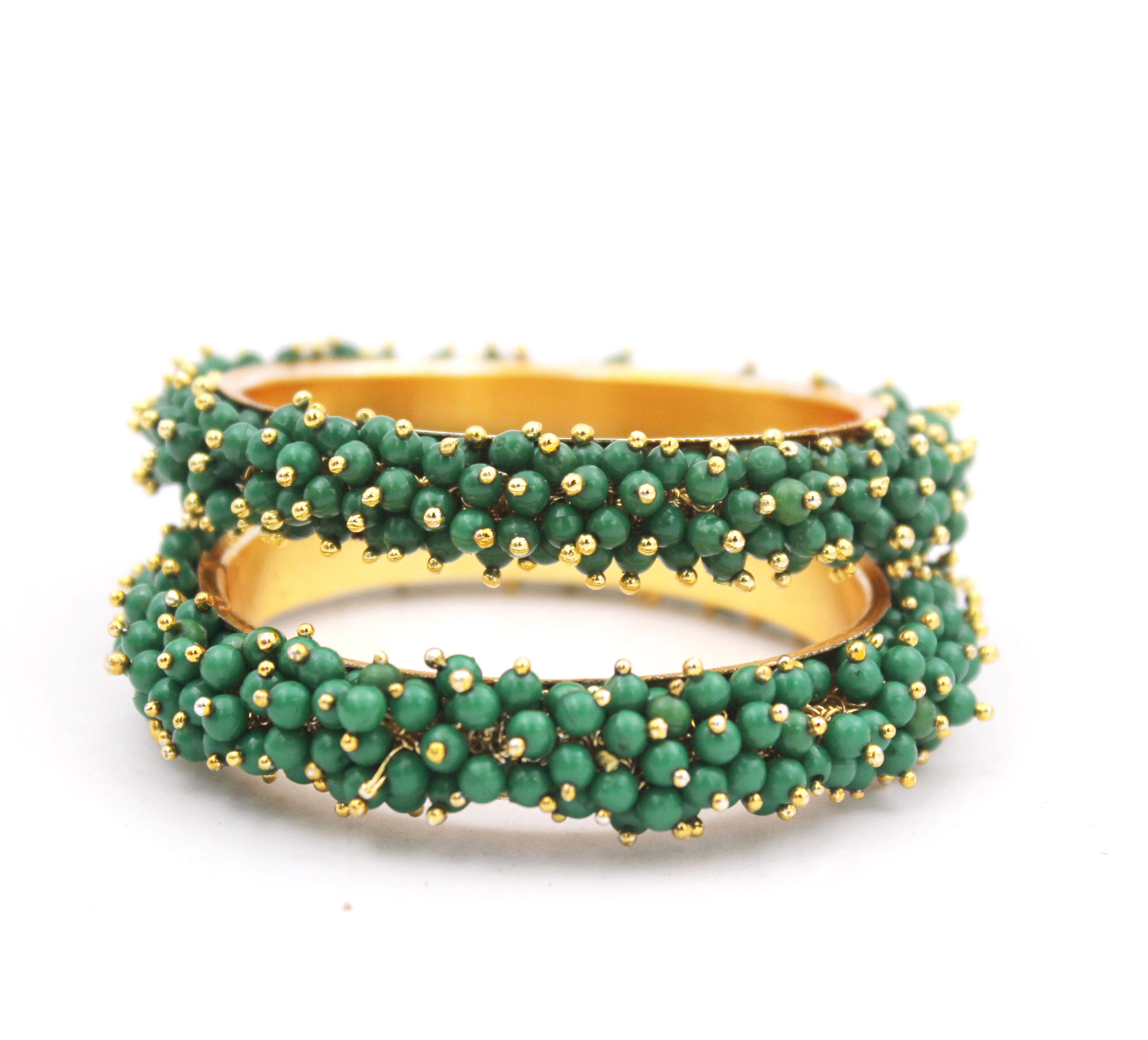 Set-of-2 Bridal Ghungroo Bangles for all occasions by Leshya Bracelet (Plus Size) - Image 5