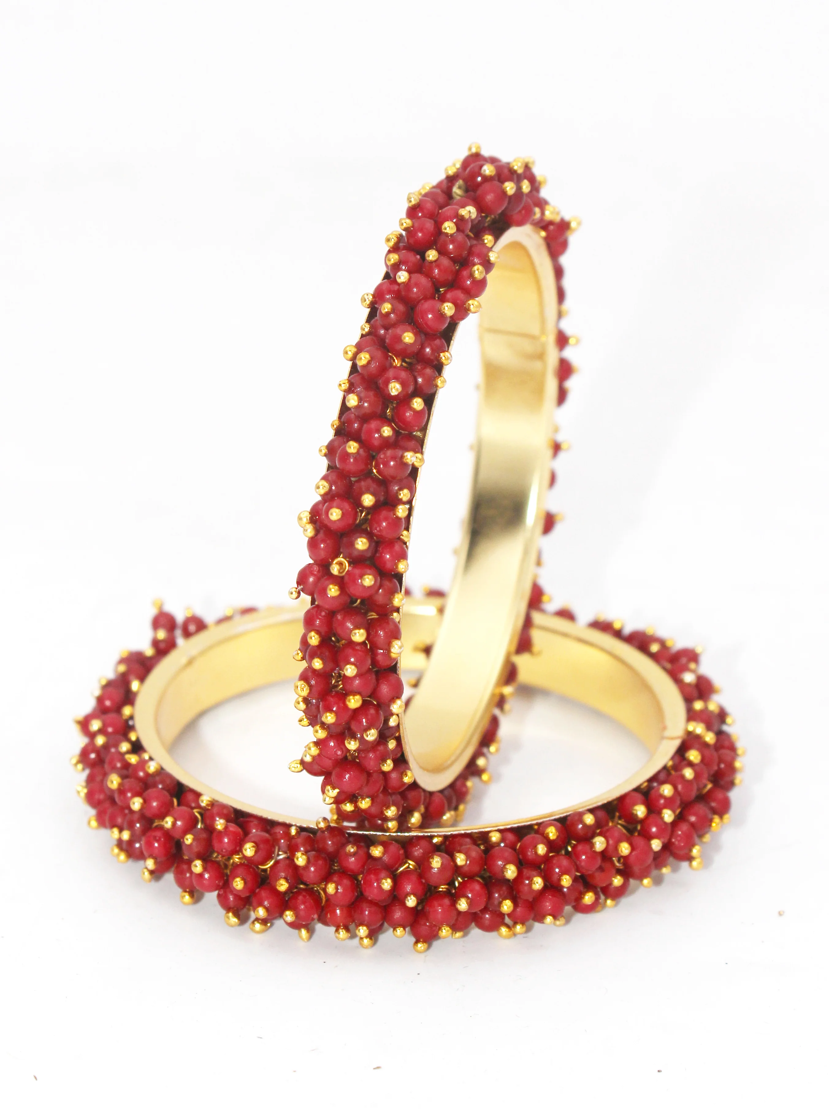 Set-of-2 Bridal Ghungroo Bangles for all occasions by Leshya Bracelet (Plus Size) - Image 9