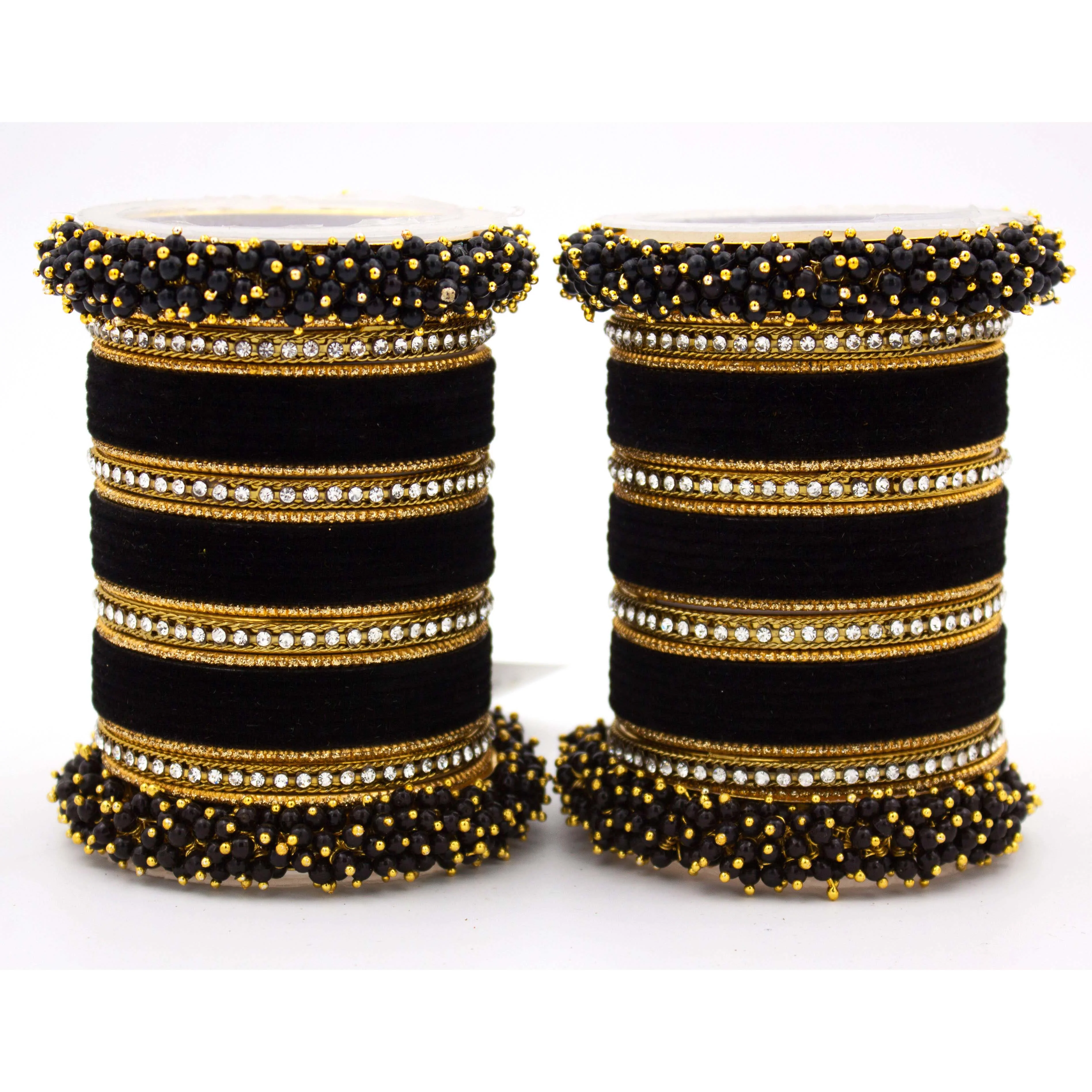Set of 2 Fancy Bridal Bangle sets by Leshya - Image 4