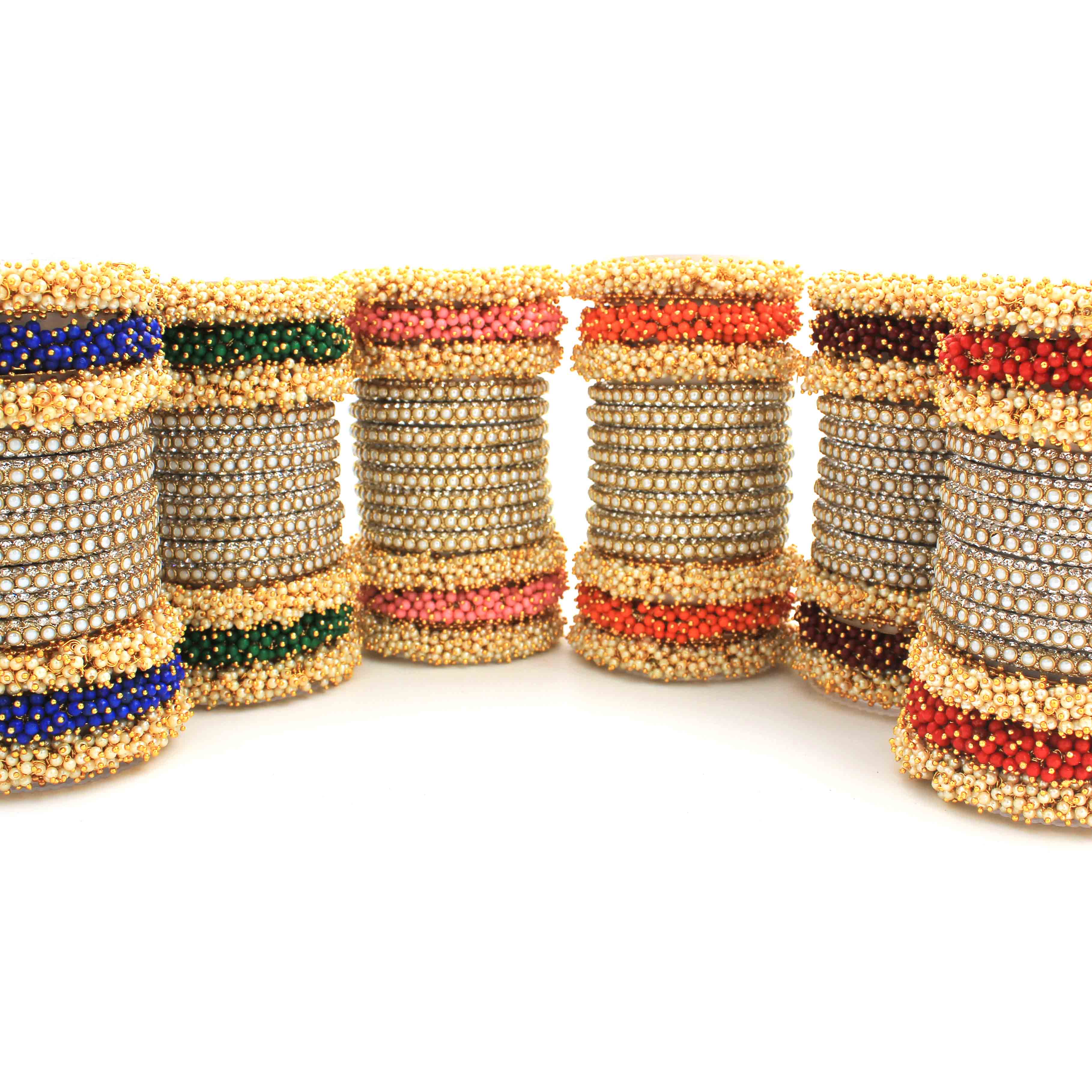 Set of 2 Lac Bridal Bangle sets by Leshya - Image 12