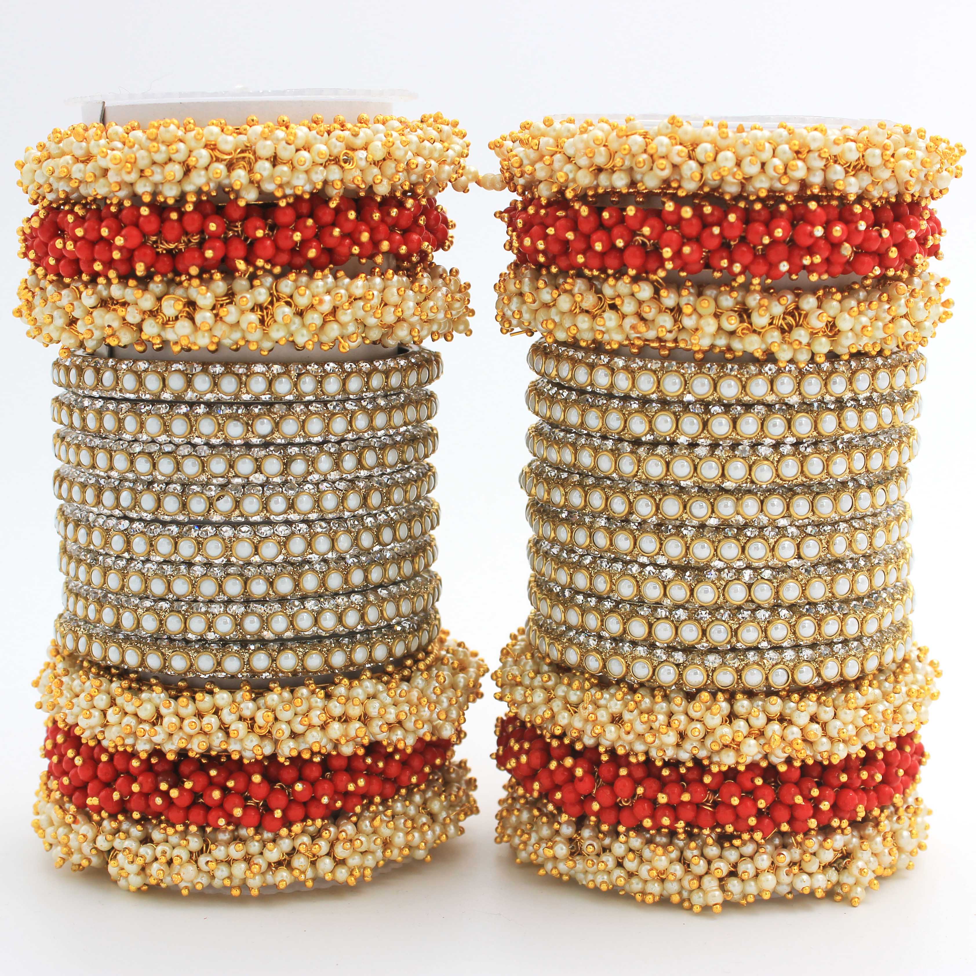 Set of 2 Lac Bridal Bangle sets by Leshya - Image 3