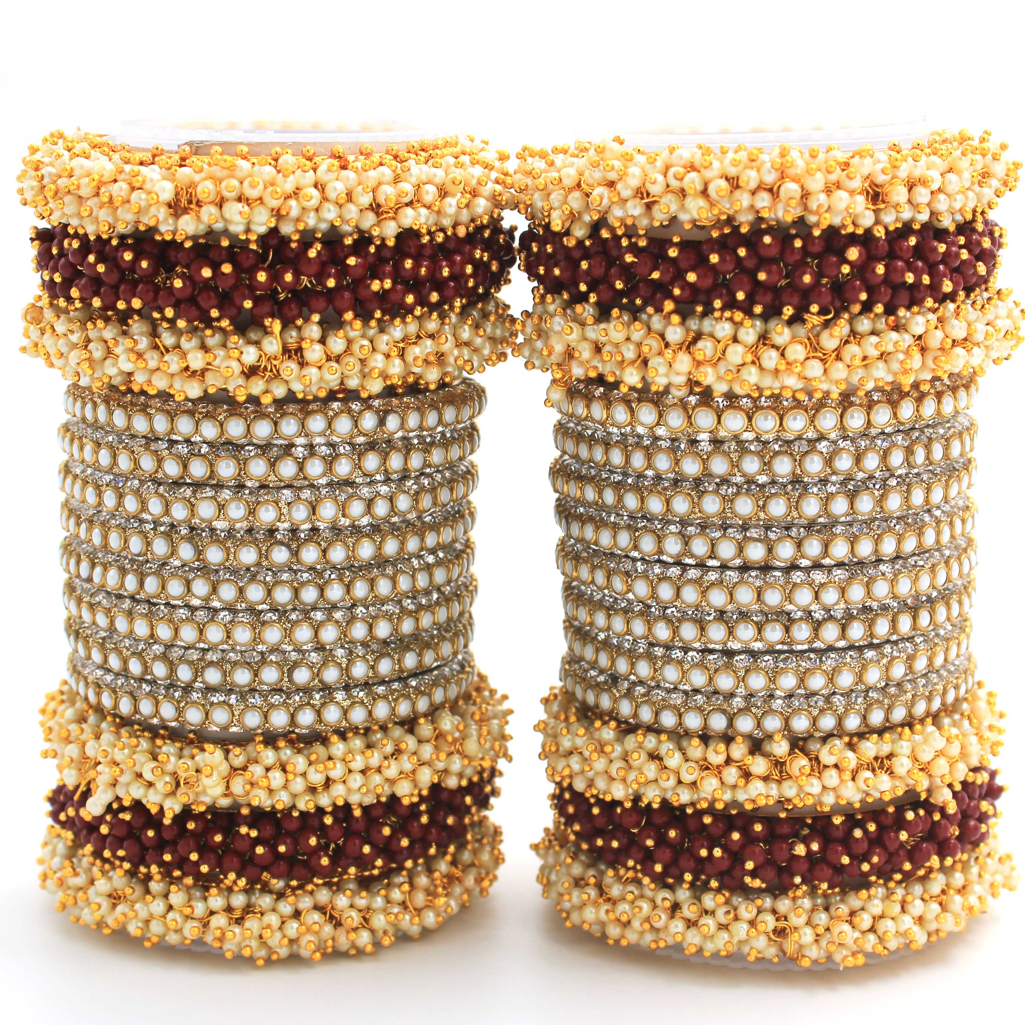 Set of 2 Lac Bridal Bangle sets by Leshya - Image 7