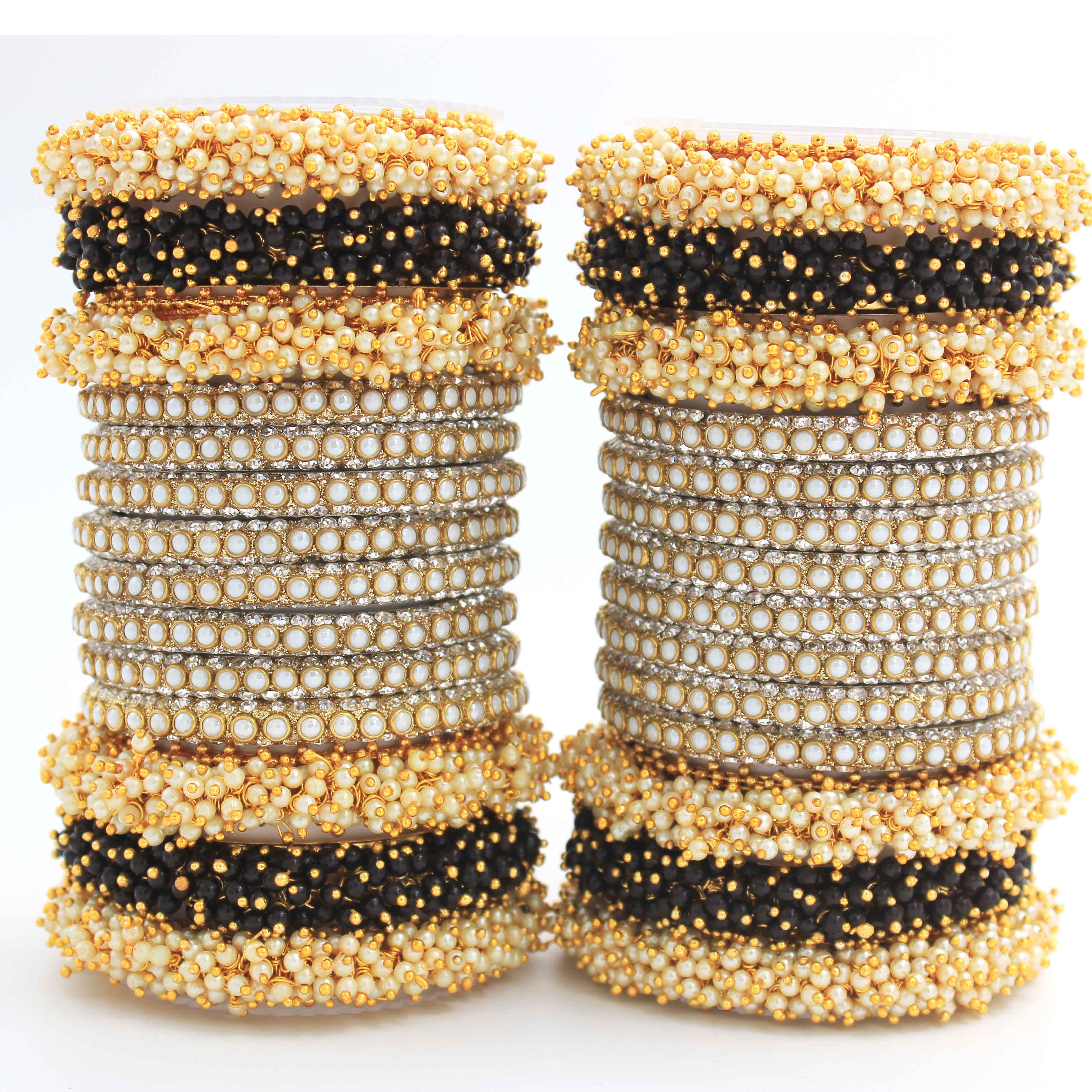 Set of 2 Lac Bridal Bangle sets by Leshya - Image 9