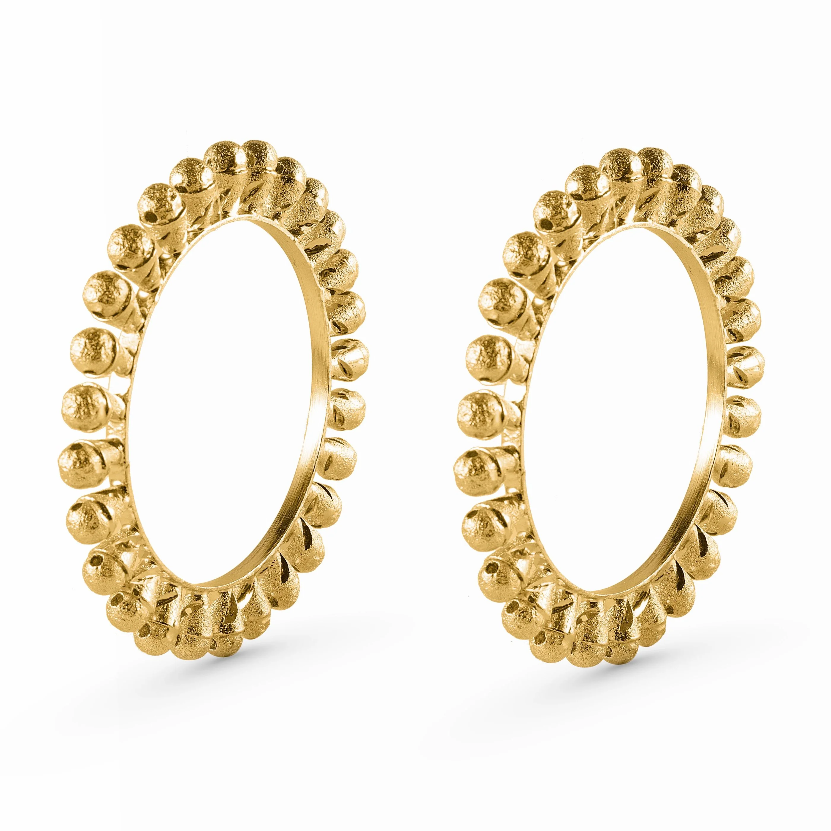 Heavy Design Set of 2 Pearl Real look-like jewellery Golden Pacheli Kada Bracelet - Image 2