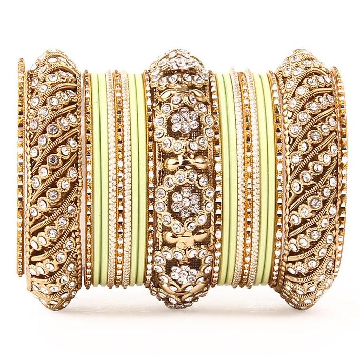 Set of 2 Solid Colored Bangle Set - Image 12