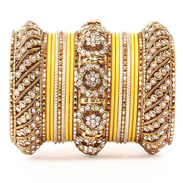 Set of 2 Solid Colored Bangle Set - Image 6