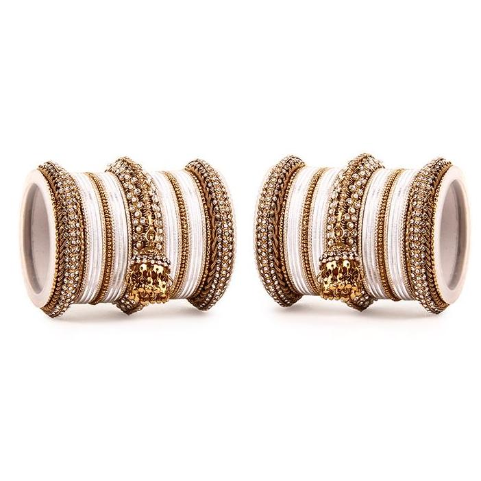Set of 2 Traditional Jhumki Bangle Set - Image 10