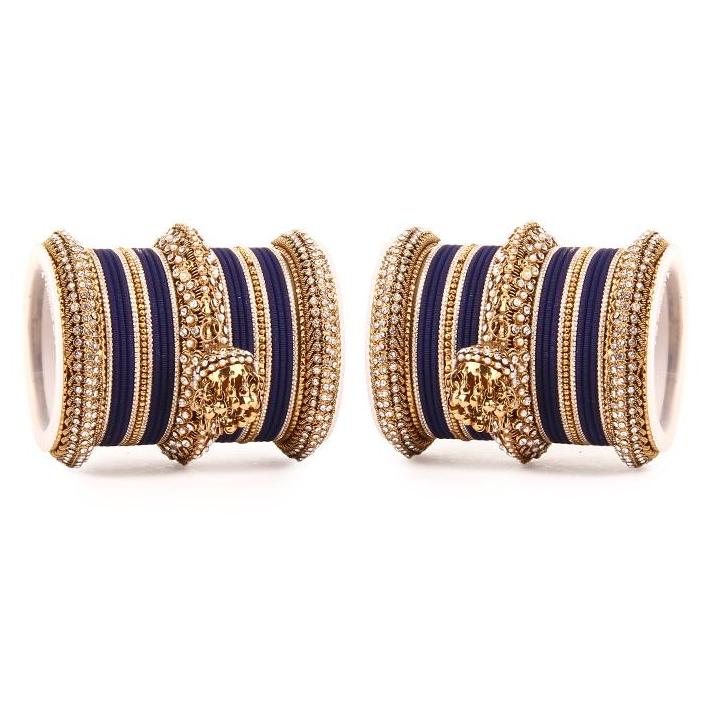 Set of 2 Traditional Jhumki Bangle Set - Image 3