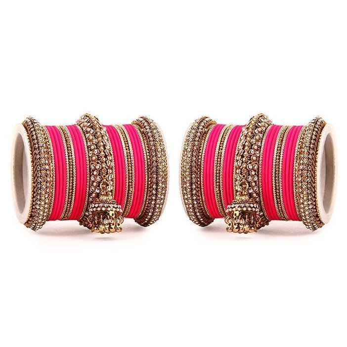 Set of 2 Traditional Jhumki Bangle Set - Image 6