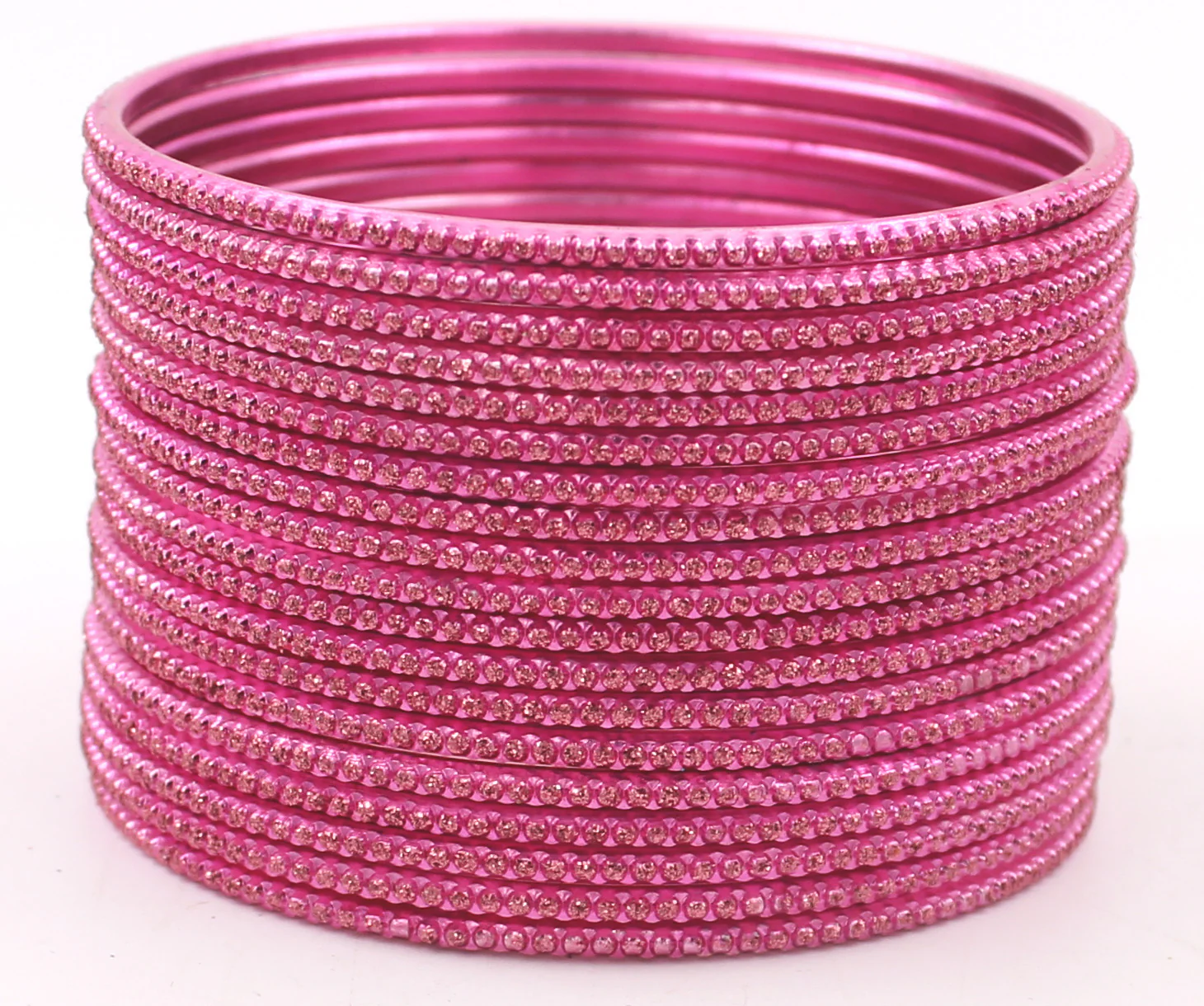 Set of 24 Dotted Shining Glitter Bangles by Leshya (Plus Size) - Image 3