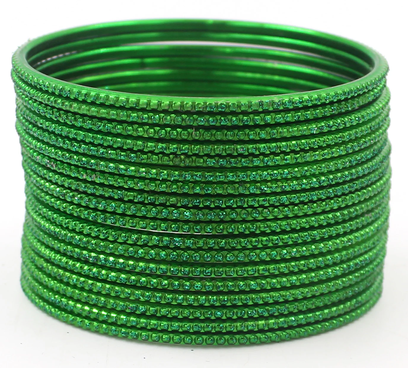 Set of 24 Dotted Shining Glitter Bangles by Leshya (Plus Size) - Image 5
