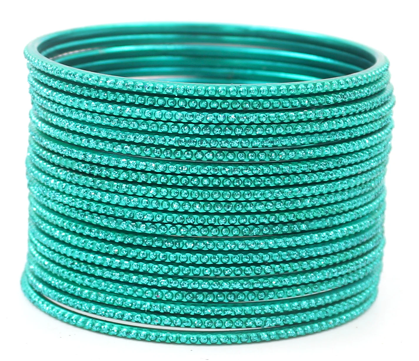 Set of 24 Dotted Shining Glitter Bangles by Leshya (Plus Size) - Image 8