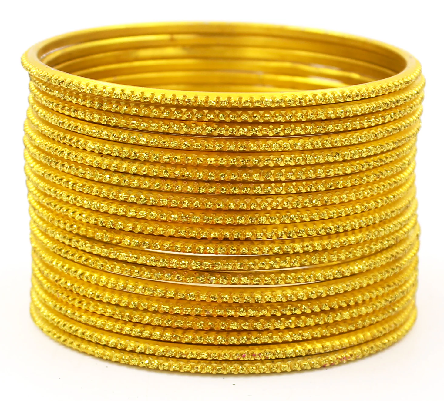 Set of 24 Dotted Shining Glitter Bangles by Leshya - Image 13