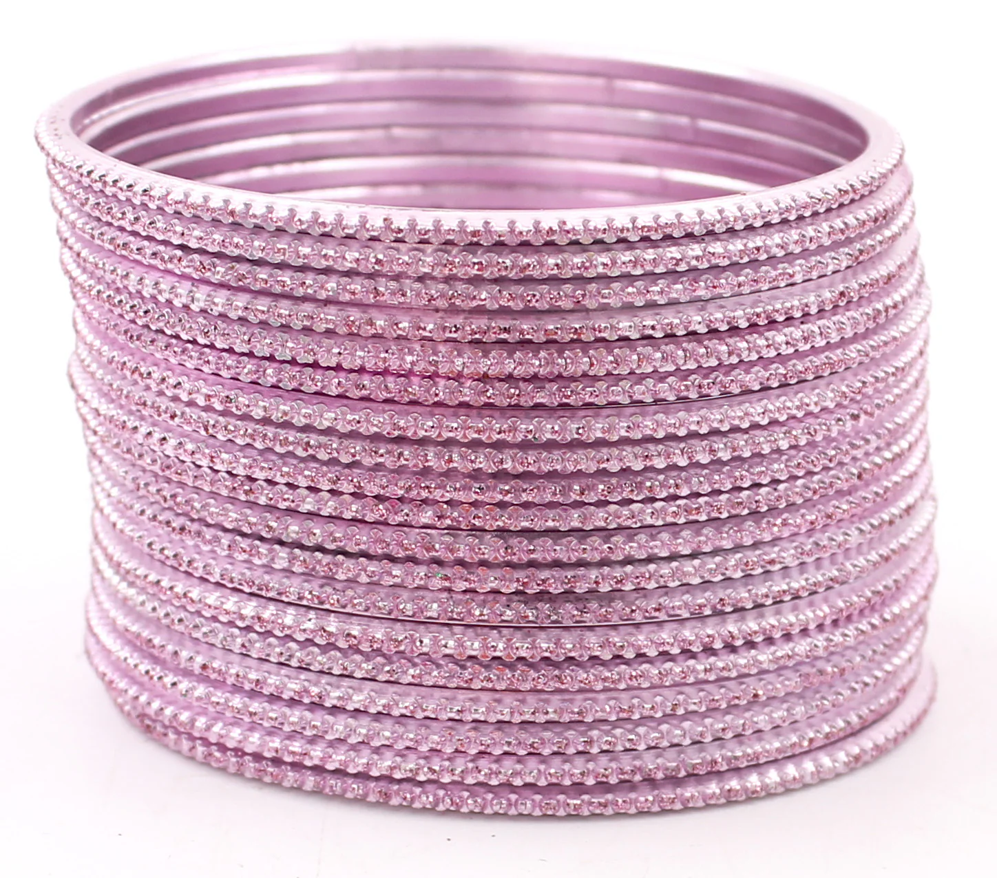 Set of 24 Dotted Shining Glitter Bangles by Leshya - Image 7