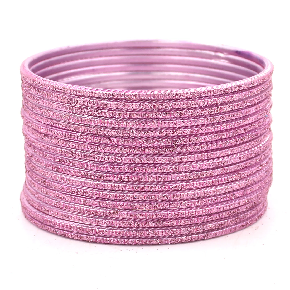 Set of 24 Lehar Glitter Metal Bangles by Leshya - Image 10